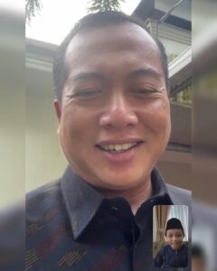 Foto Gubernur Nusa Tenggara Barat, Dr. H. Lalu Muhamad Iqbal, Saat VC Bersama