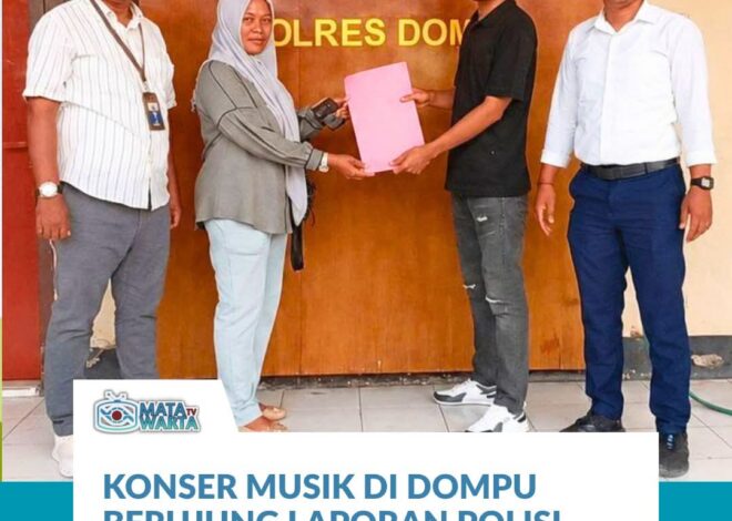 Polemik Konser Musik di Lapangan Kandai Berujung Laporan Polisi, Reza Dompu dan Efan R Dilaporkan Dugaan Penipuan dan Penggelapan