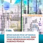 Berita Kehilangan BPKB Suzuki Pick Up BPKB Suzuki Pick Up Milik Warga Desa Kenanga Dilaporkan Hilang Sejak Februari 2025